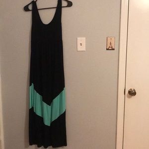 Chevron maxi dress.
